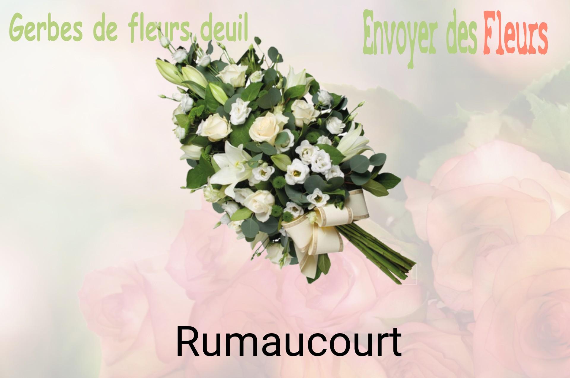Gerbe de fleurs de deuil livrée à Rumaucourt